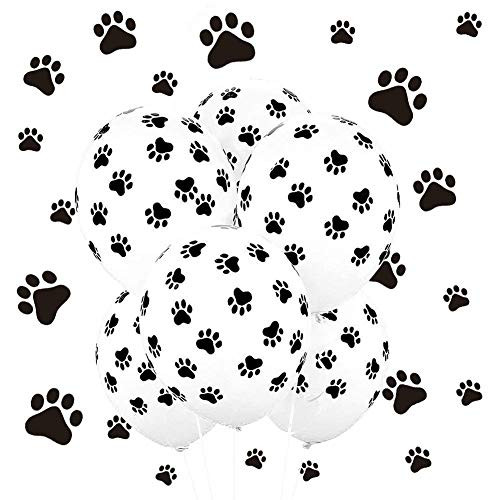 Koogel Print Latex Balloons,12''100 Pcs Paw Party Balloons Paw Print Latex Balloons for Weddings,... | Amazon (US)