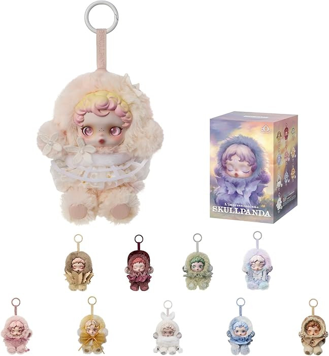 POP MART SKULLPANDA L’impressionnisme Series Plush Doll Blind Box Figures, Random Design Action... | Amazon (US)
