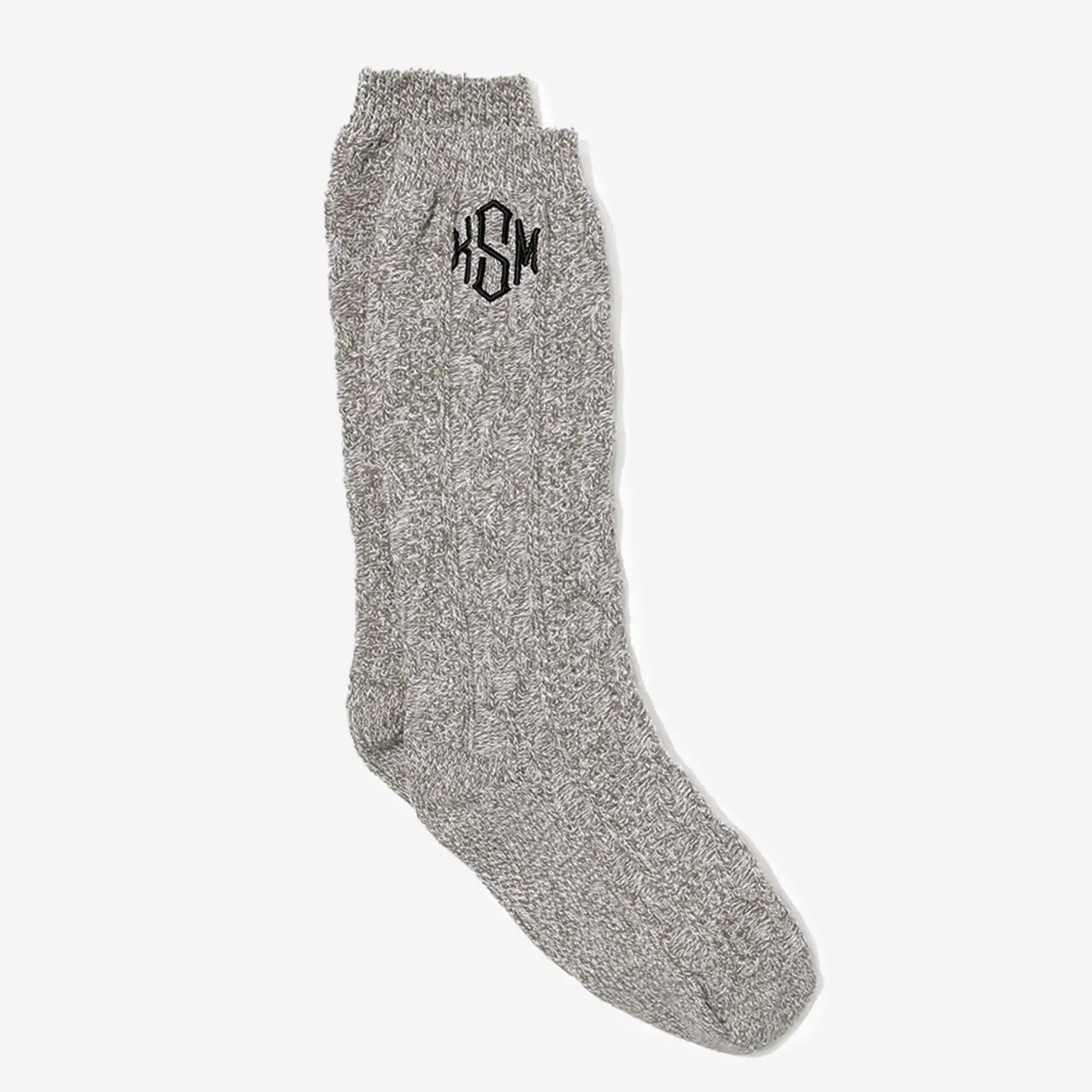 Monogrammed Socks | Marleylilly