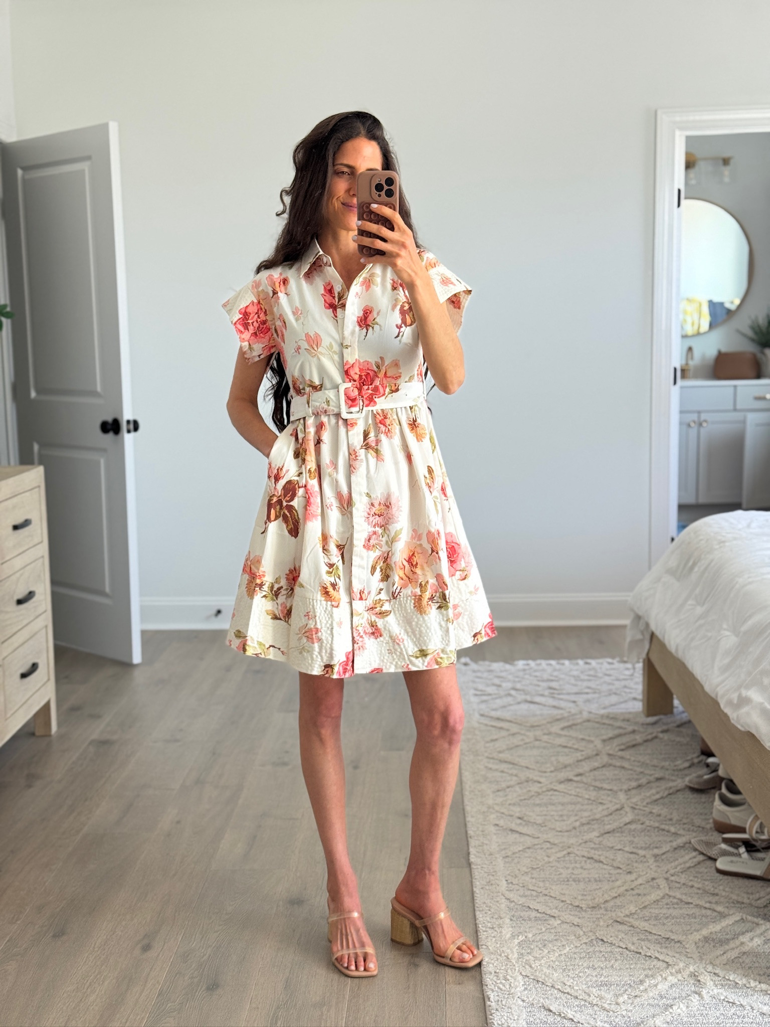 This floral dress is one of those pieces you throw on and instantly feel put together. The fit is so flattering with the cinched waist, and the print is perfect for spring and summer events.

Dressed it up with heels for a more elevated look, but it would be just as cute with sandals for everyday.

Everything is linked for you to shop.

#LTKSeasonal #LTKmomlife #LTKootd