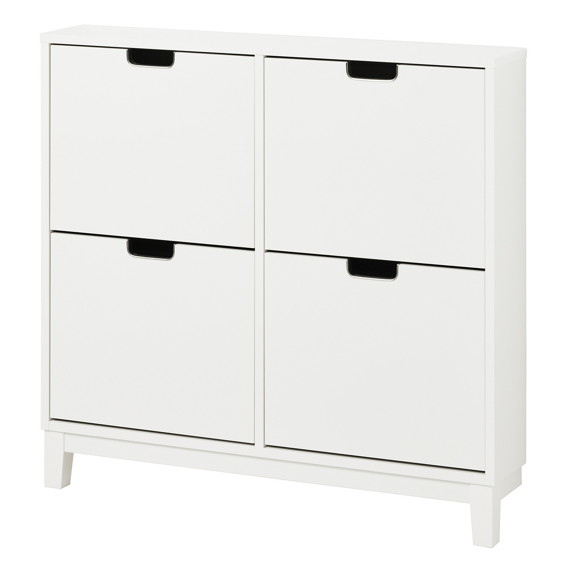 STÄLL Shoe cabinet with 4 compartments, white, 37 3/4x6 3/4x35 3/8 " | IKEA US