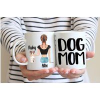 Personalized Dog Mom Mug, Lover Gift, Custom Mom Pet Parent Mug | Etsy (US)