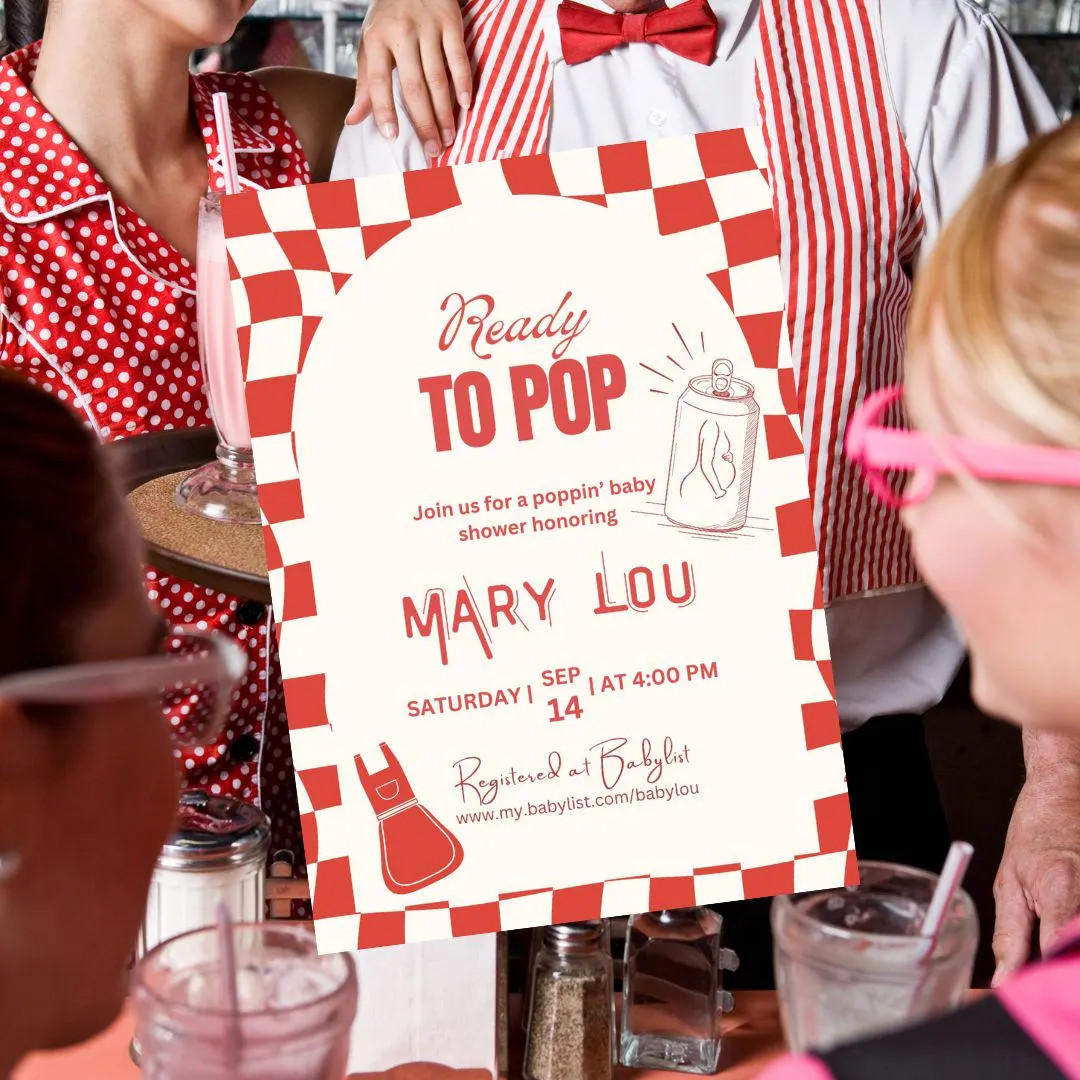 Ready to Pop Soda Theme Baby Shower Invite - Etsy | Etsy (US)