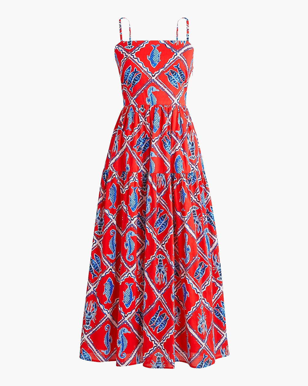 Petite strappy midi dress | J.Crew Factory