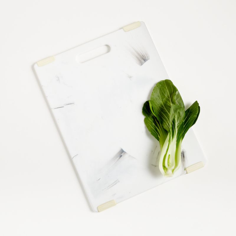 Jelli Reversible Marble 14.5"x11" Cutting Board/Serving Board + Reviews | Crate & Barrel | Crate & Barrel