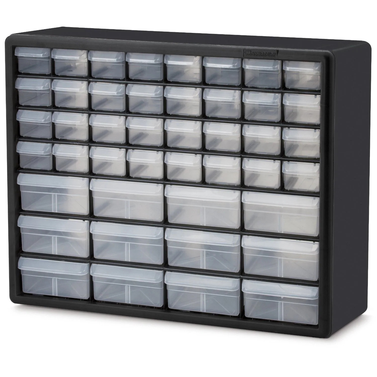 Slickblue Black in Polystyrene Garage Cabinet - Stackable and Wall Mounted with Dividable Drawers for Garage Workshop or Craft Room one_size | Lowe's
