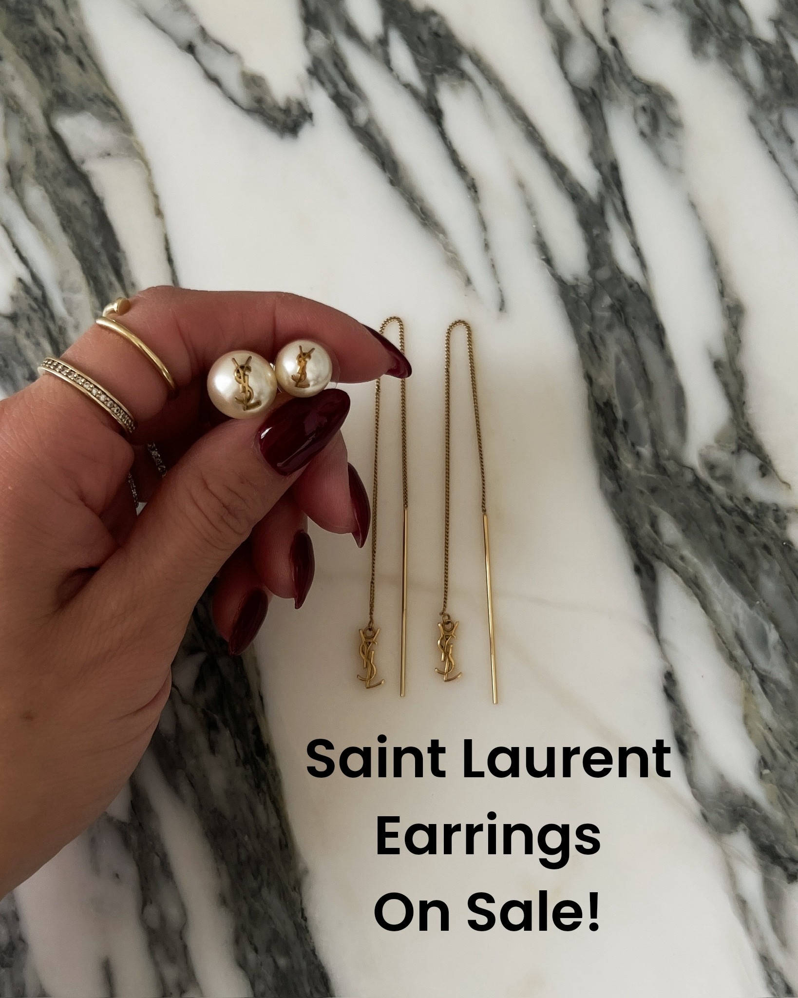 Winter sale / after Christmas sale 
Saint Laurent earrings on sale 

#LTKGiftGuide #LTKSaleAlert #LTKHoliday