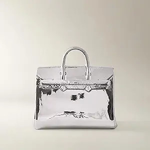 Amazon.com: Z Gallerie Handbag Coin Bank Silver Ceramic - Elegant Purse Piggy Bank for Adults, De... | Amazon (US)