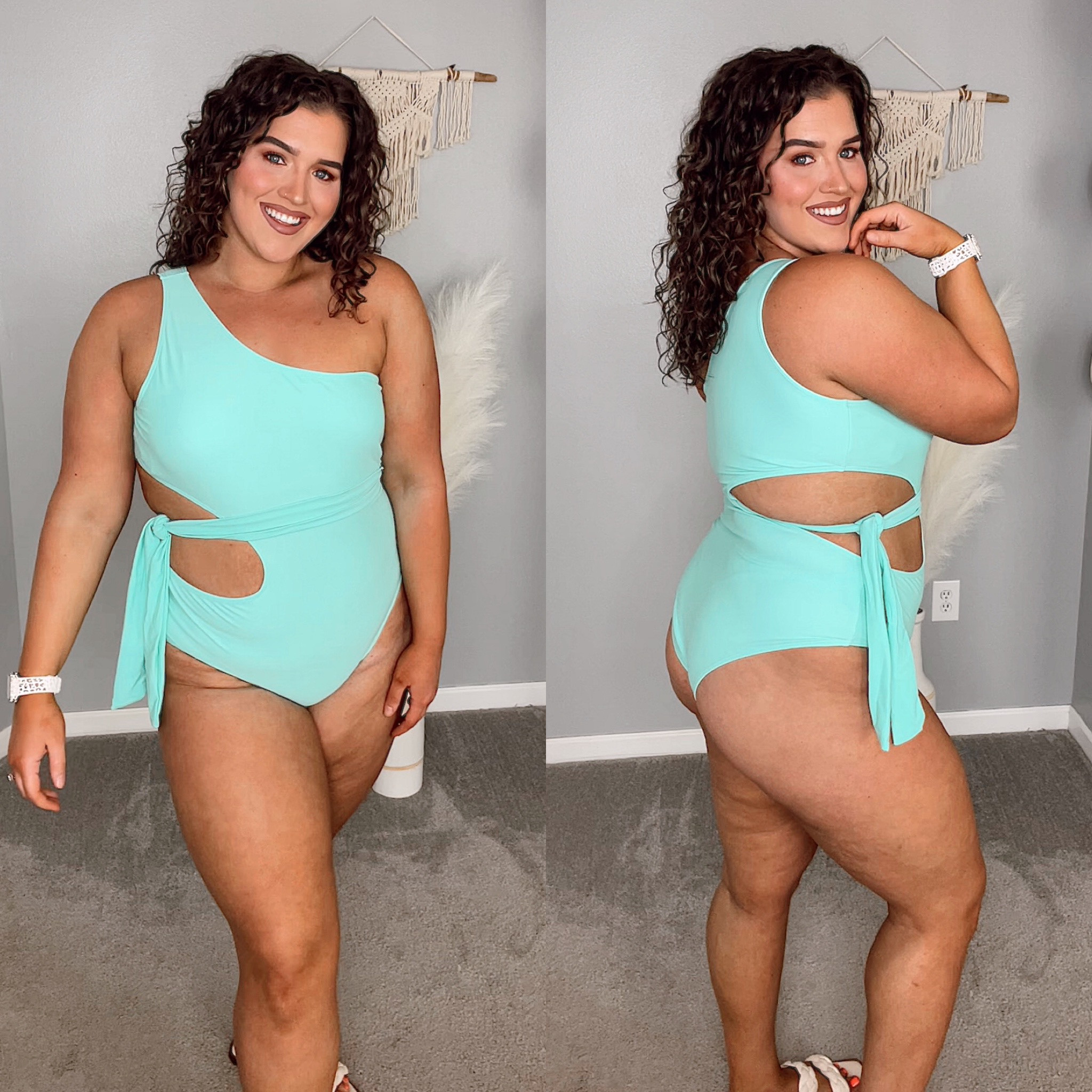Midsize one piece swimsuit on Amazon with waist tie for under $35! 🏝️✨🌊 
Size: XL 
#amazonfashion #springbreak #swimsuit #onepiece #swimwear #oneshoulder #affordablefashion #springstyle #summerfashion #vacationoutfits #resortwear 

#LTKcurves #LTKswim #LTKSeasonal