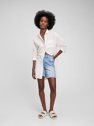 Linen Weekend Tunic Shirt | Gap (US)