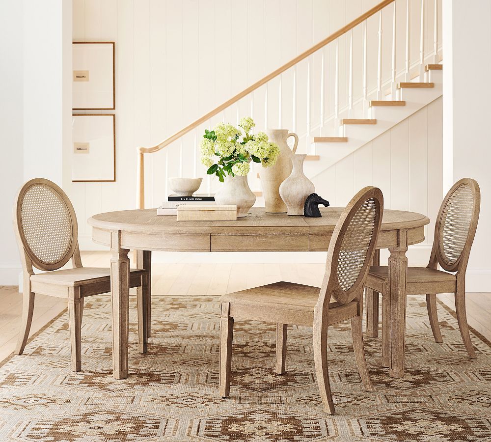 Sausalito Round Extending Dining Table | Pottery Barn (US)
