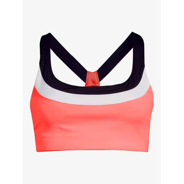 Love & Sports Women's Sophia Compression Sports Bra - Walmart.com | Walmart (US)