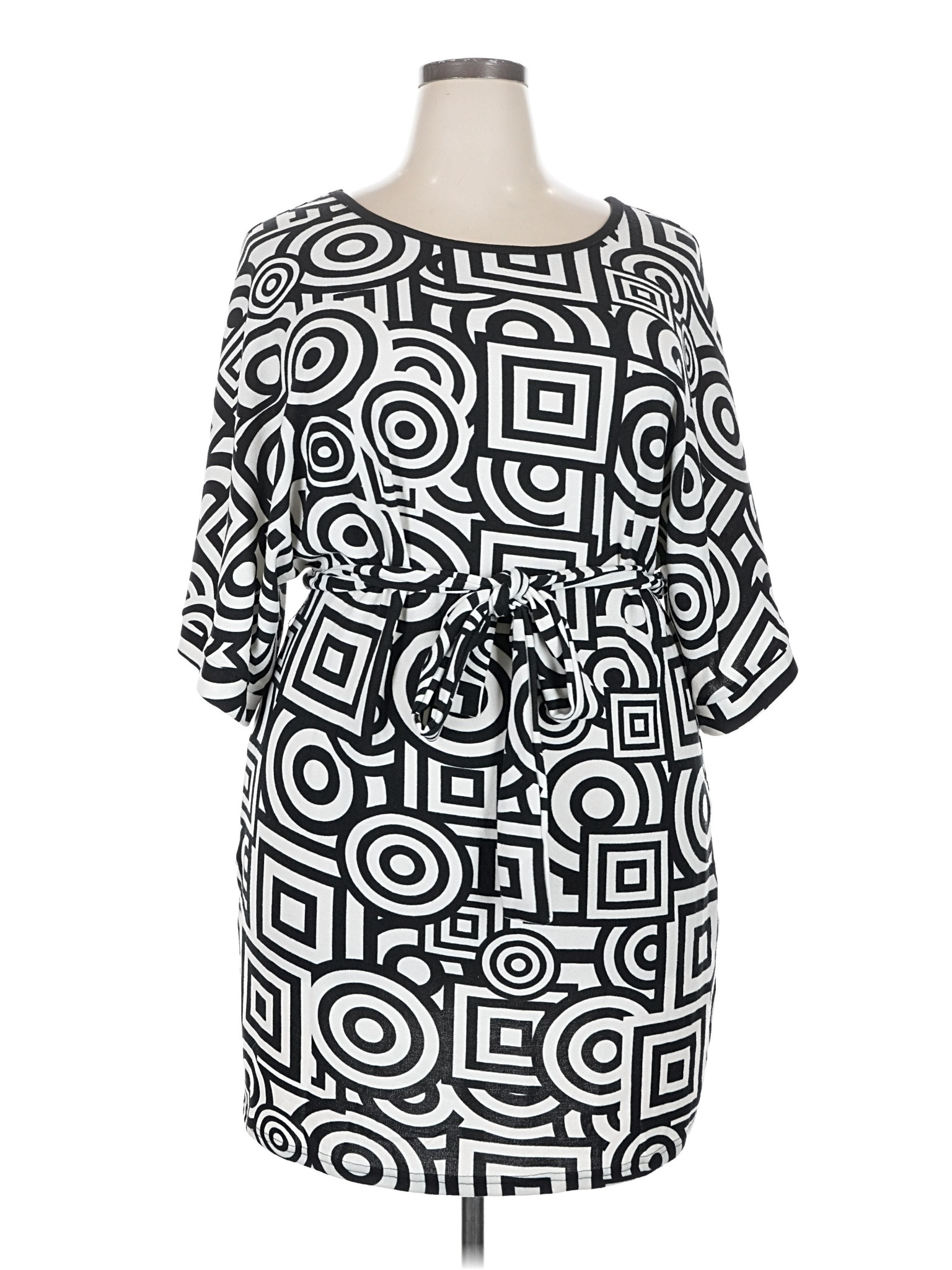 Aryeh Graphic Black Casual Dress Size 2X - 60% off | ThredUp (US)