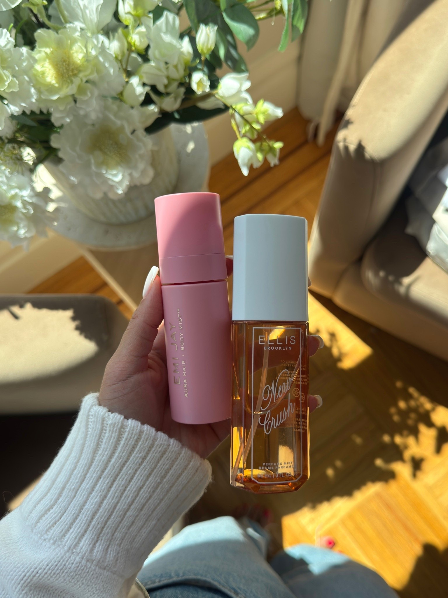 Hair mist and body mist combo I’ve been loving! I spray the pink one in my hair and the orange reminds me of a nostalgic VS scent

#LTKBeauty