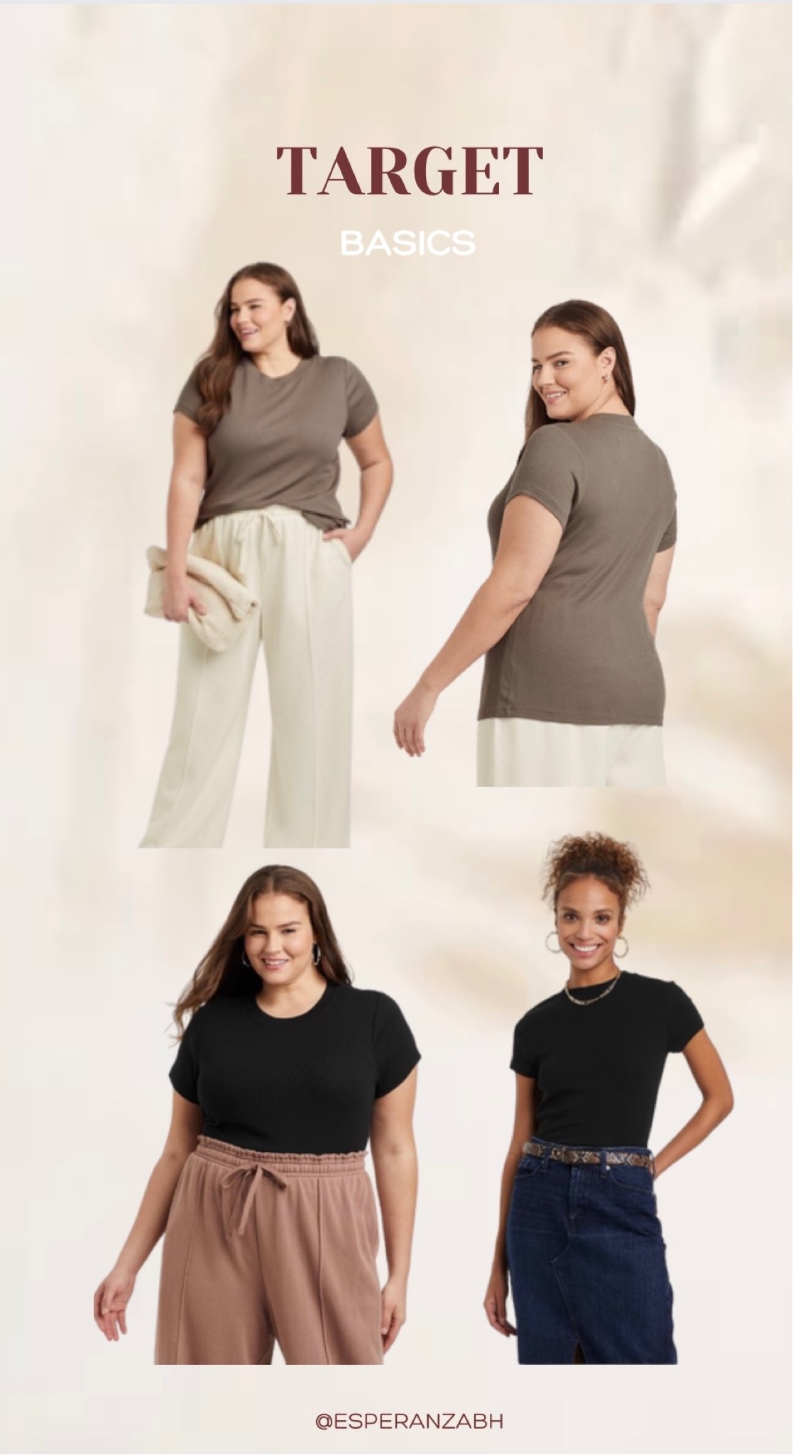 My favorite $8 Target basics! 

My go to shirt when I don’t know what to wear! So easy to throw in with jeans, leggings or sweatpants! 


Target Basics 
Target Fashion
Target Finds 
Target 
Plus Size Fashion
Curvy Fashion
Curvy Finds
Plus Size Basics
Midsize Fashion Finds

#LTKcurves #LTKworkwear #LTKstyletip