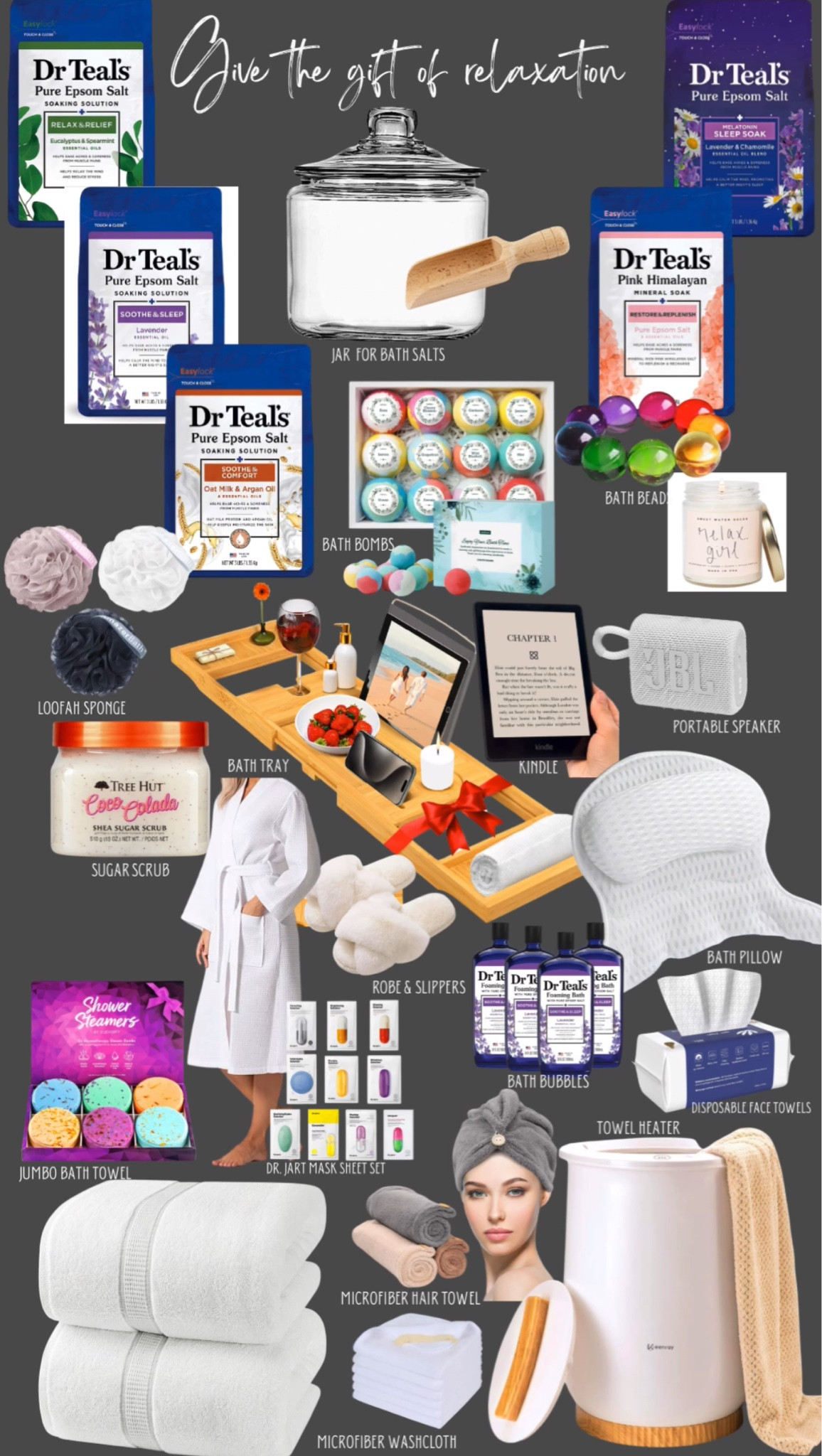 Dive into tranquility with this spa day gift guide! Give the gift of relaxation and turn bath time into a blissful escape. #HomeSpa #GiftOfRelaxation #BathTimeBliss #SpaDayAtHome #GiftForHer #GiftGuide #BathTray #Relax #SpaDay #BathTime #MothersDay  

#LTKbeauty #LTKGiftGuide #LTKfindsunder50