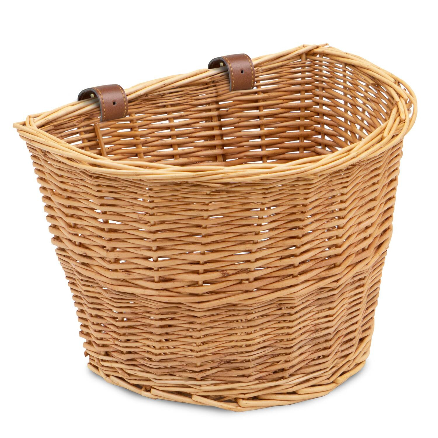 ProSource - Nantucket Bike Basket - Beige | Best Buy U.S.