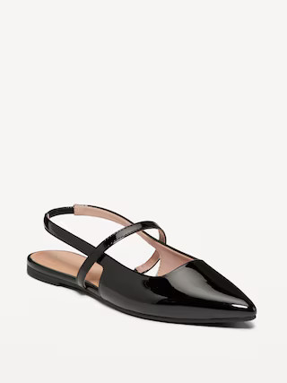 Pointed Toe Slingback Flats | Old Navy (US)