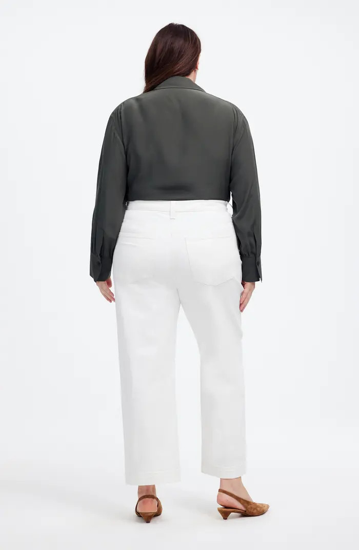 The Perfect Vintage High Waist Crop Wide Leg Jeans | Nordstrom