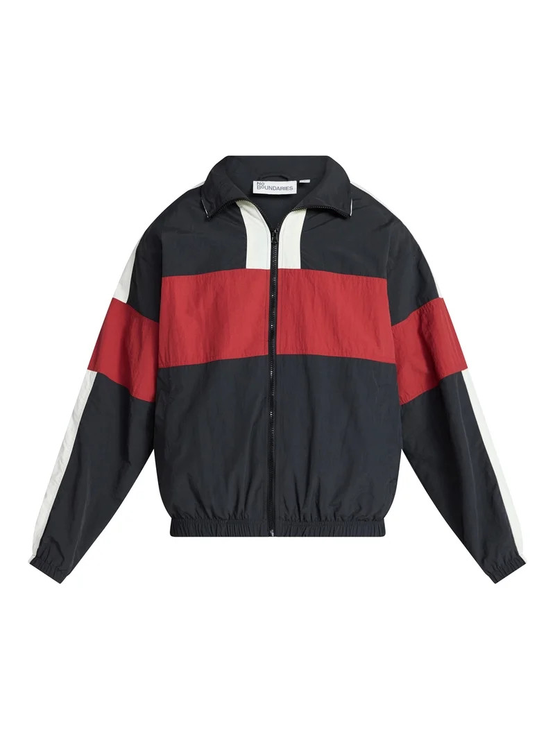 No Boundaries Windbreaker Jacket with Long Sleeves, Men's XS-5XL | Walmart (US)