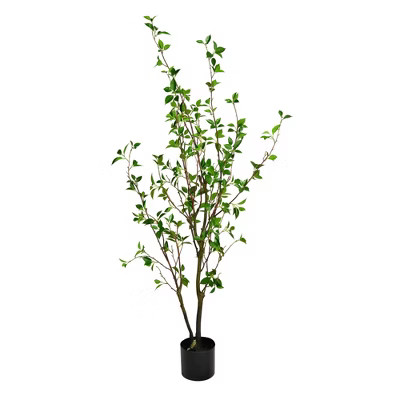 Vickerman Artificial Potted Baby Leaf Tree. | Target
