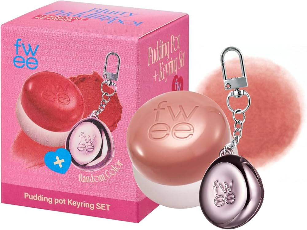 fwee Blurry Pudding Pot + Keychain SET | Airbrushed Blush & Lip, Buildable Pigment, Long-lasting,... | Amazon (US)