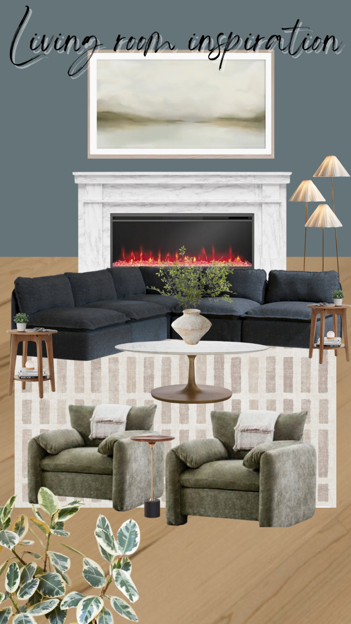 My living room inspo!! This is all of the exact things that I’ve been dreaming up! Sectional couch is from Anabei (unlinkable).  Code ‘BADBTCHDIY10’ for $$ off Ruggable

#LTKHome #LTKU