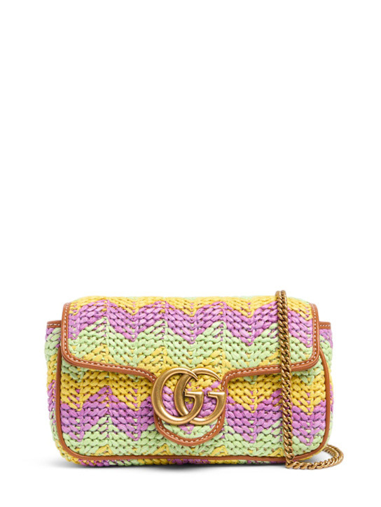 Borsa Super mini GG Marmont crochet | Luisaviaroma