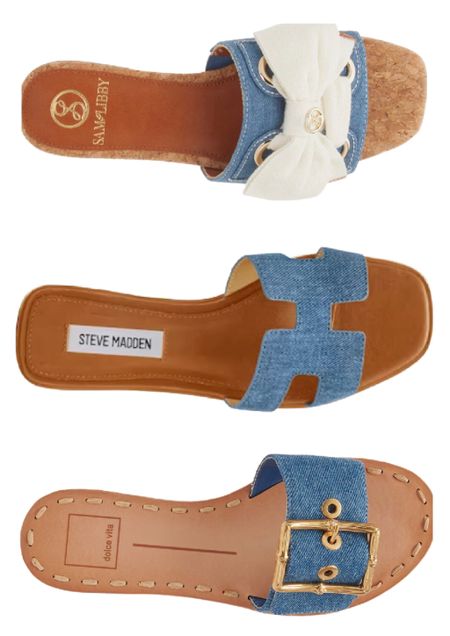 Denim sandals
Slides
Trending
Summer

#LTKshoecrush #LTKfindsunder100