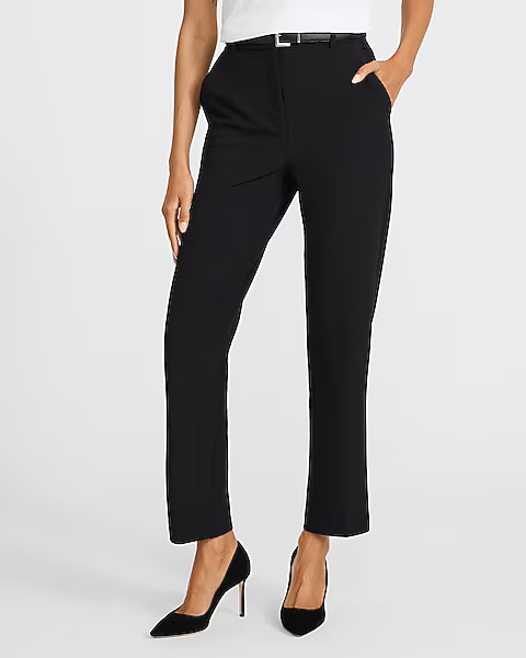 Editor Super High Waisted Straight Ankle Pant | Express
