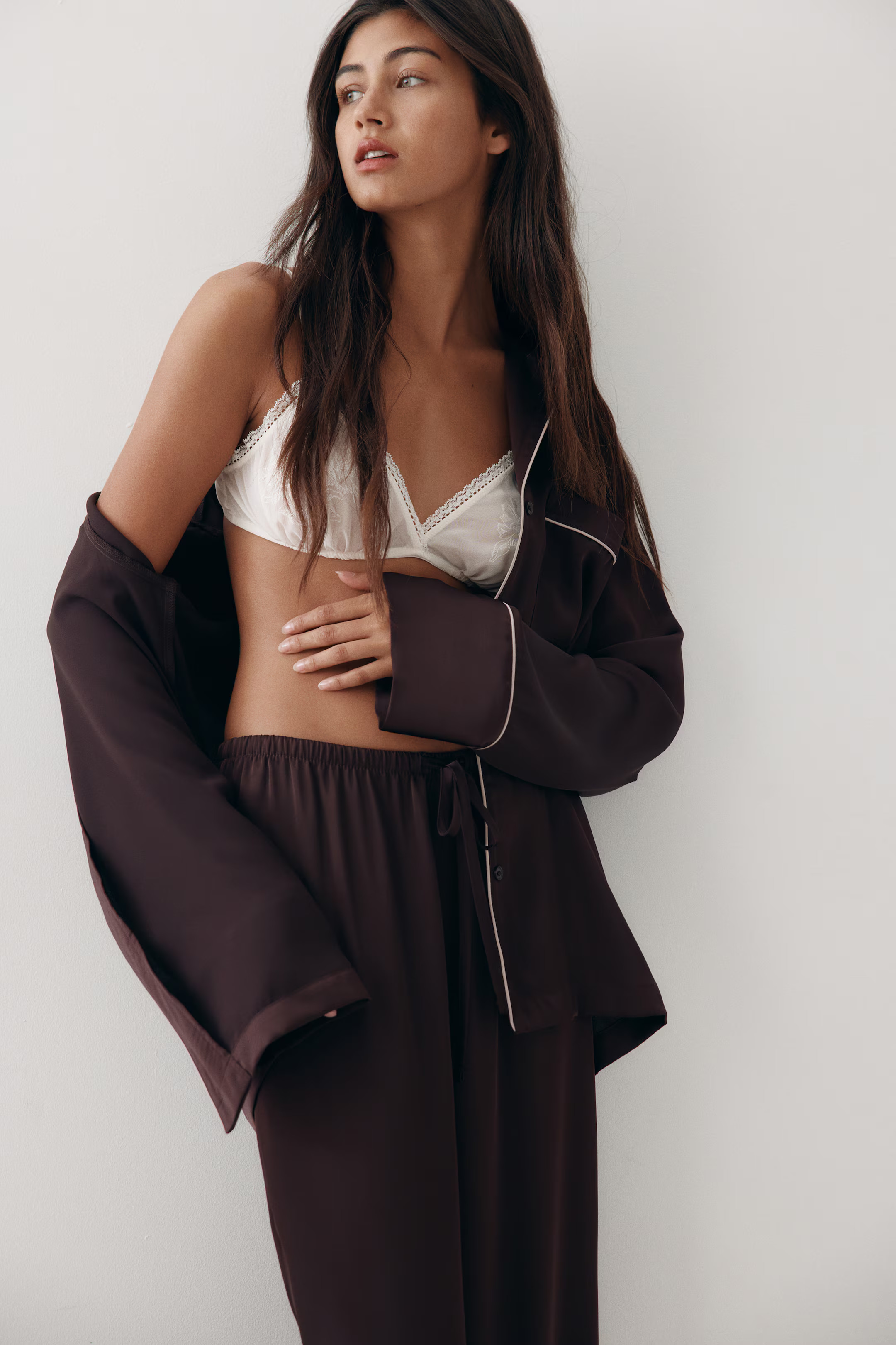 Satin pyjamas | H&M (UK, MY, IN, SG, PH, TW, HK)