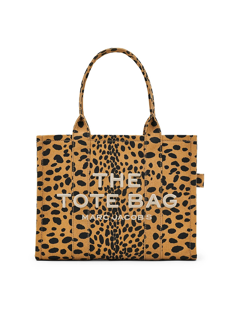 Women's The Large Cheetah Canvas Tote Bag - Leopard | Saks Fifth Avenue