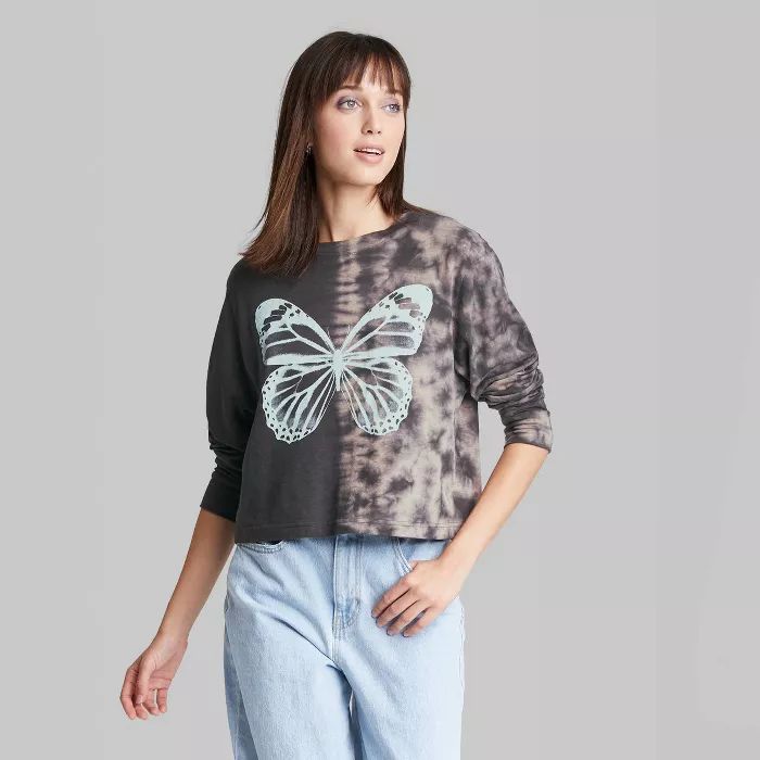 Women's Long Sleeve Boxy T-Shirt - Wild Fable™ | Target