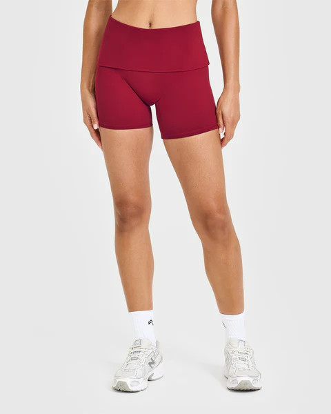 SoftMotion™ Fold Over Shorts 6" 
 Ruby Red | Oner Active (UK / US)
