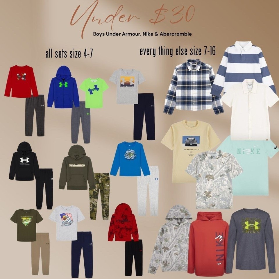 ‼️ BOY moms!!!! ‼️ 
This sale is too good to be true. I always buy the boys 1-2 new outfits for Christmas and this is the jackpot 🎰 

#LTKFallSale #LTKKids #LTKSaleAlert