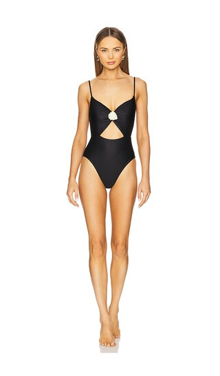 Kyslee One Piece in Black & Cream | Revolve Clothing (Global)