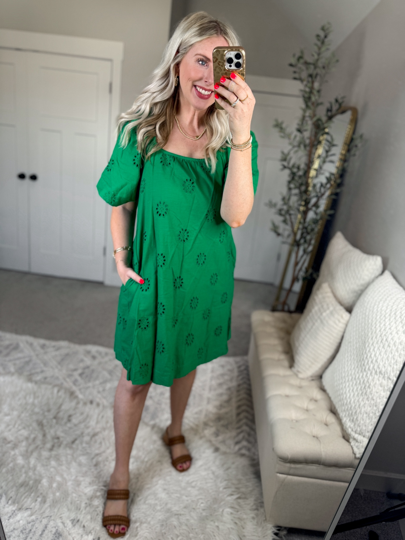 Weekend Walmart Wins try on
Green eyelet mini dress- small [runs big. Size down 1-2!]

#LTKstyletip #LTKfindsunder50