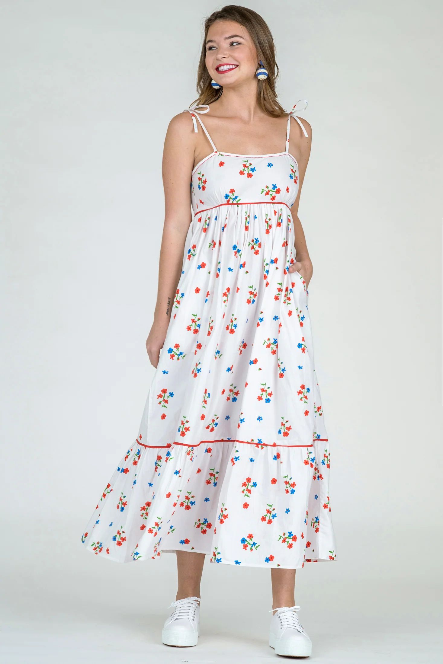 Malin Dress in Hampton Floral | Olivia James The Label