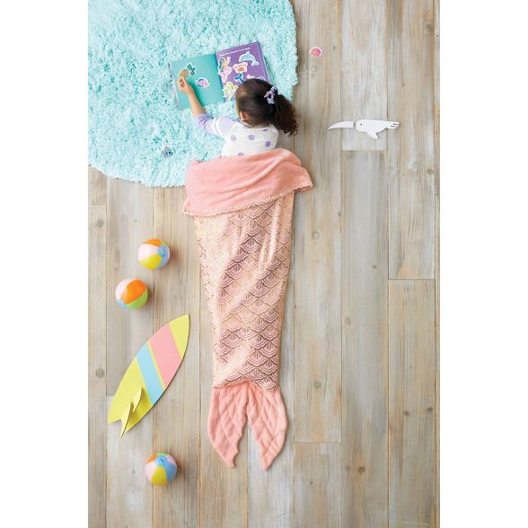 Mermaid Tail Wearable Blanket - Pillowfort™ | Target