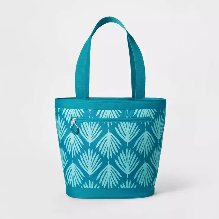 Beach Backpack Teal Striped Mesh - Sun Squad™ : Target