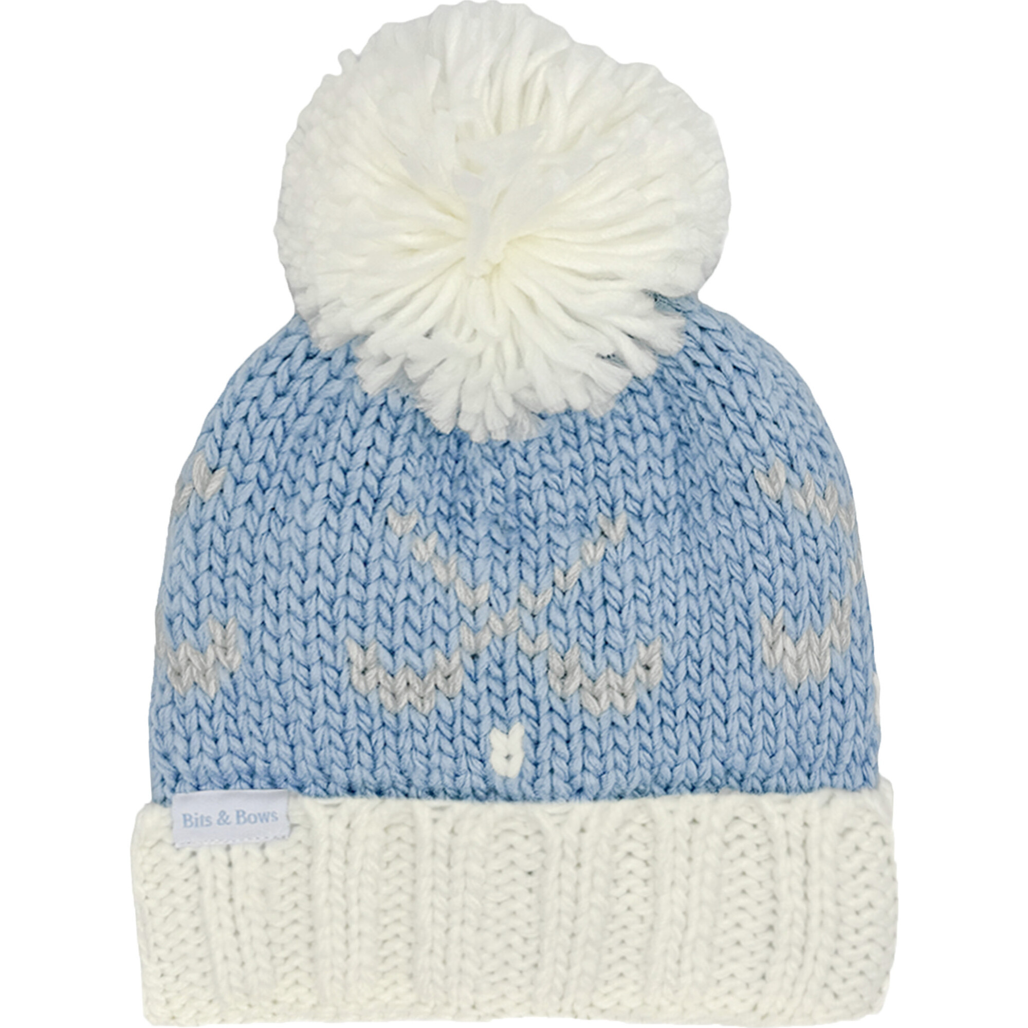 Golf Bobble Hat, Blue | Maisonette