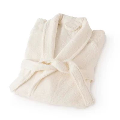 Martex Large Terry Unisex Bath Robe in Ivory | Bed Bath & Beyond