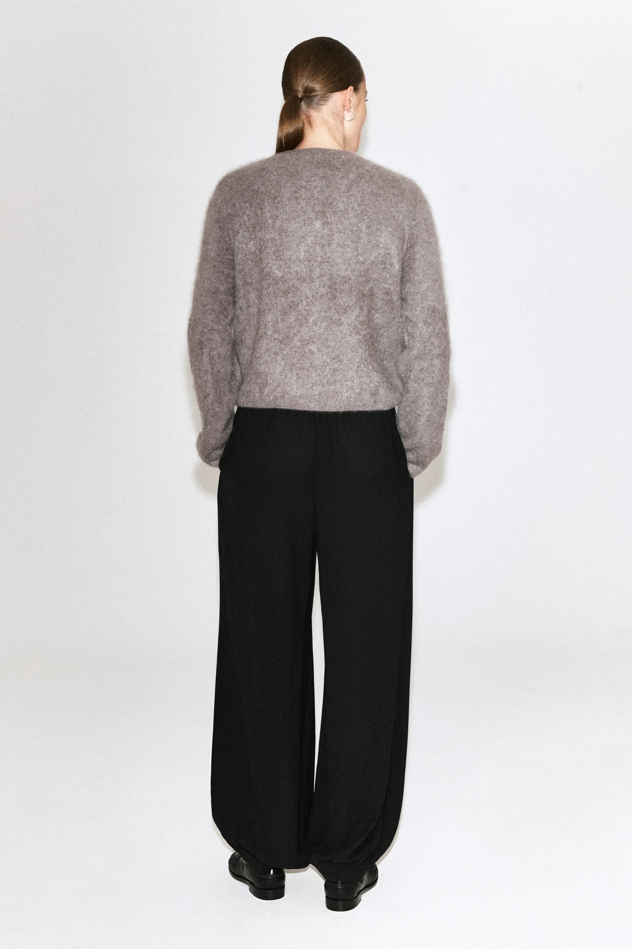 COS Brushed-Cashmere Crew-Neck Cardigan (Women) | Nordstrom | Nordstrom