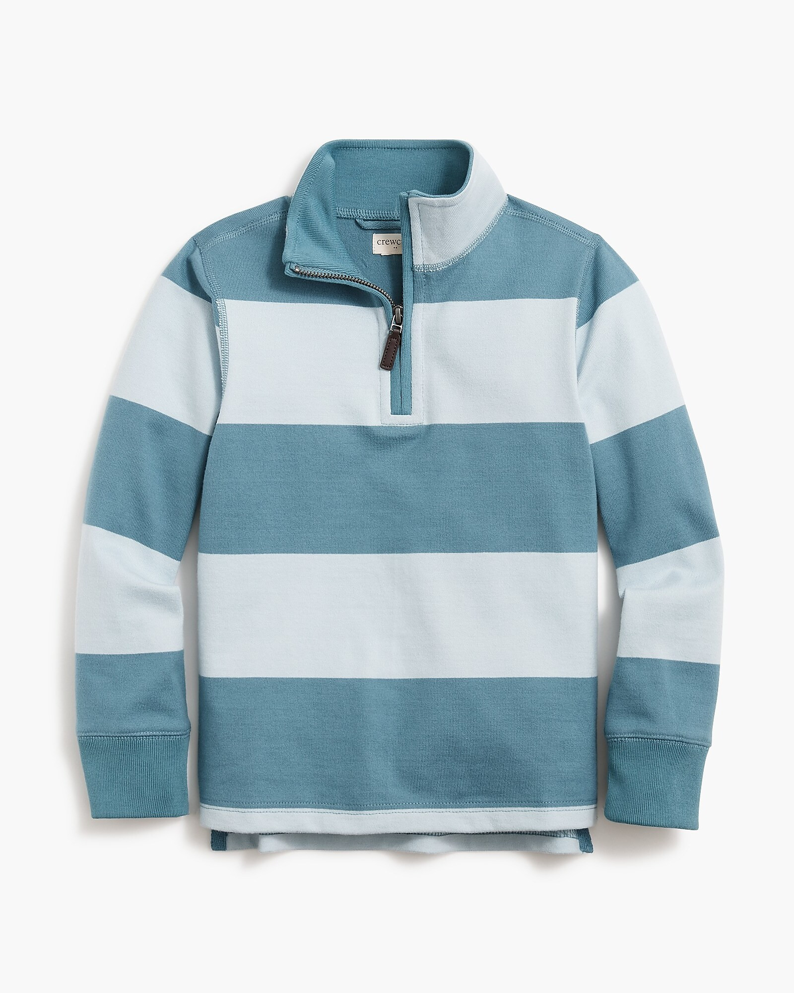 Boys' striped half-zip popover sweatshirt | J.Crew Factory