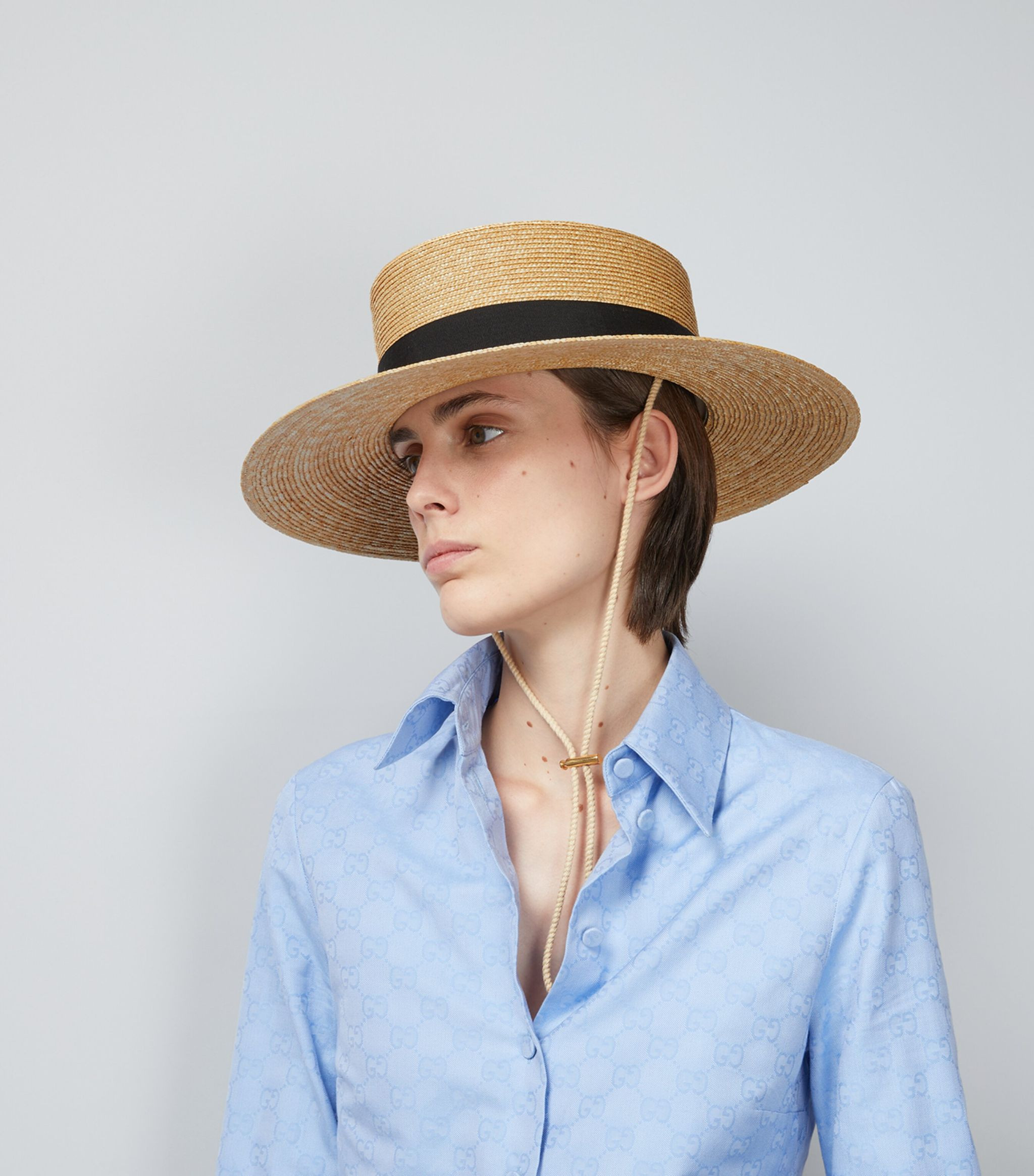 Bow-Trim Boater Hat | Harrods