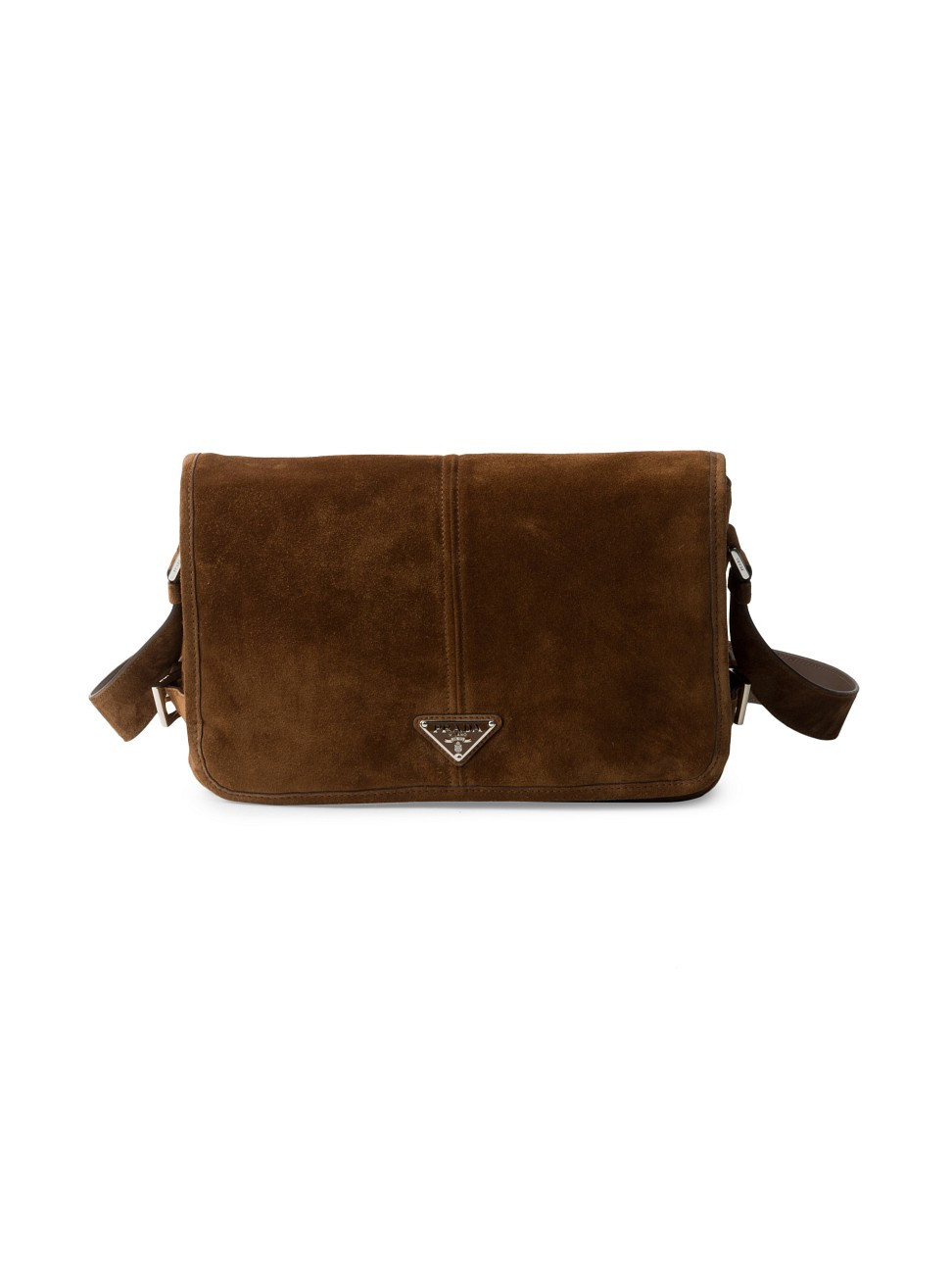 Men's Suede Shoulder Bag - Brown | Saks Fifth Avenue