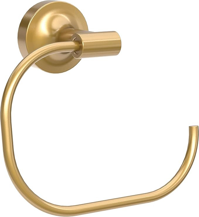 Franklin Brass Voisin (1-Pack) Hand Towel Ring Satin Gold Holder for Wall Mount Round Hanger for ... | Amazon (US)