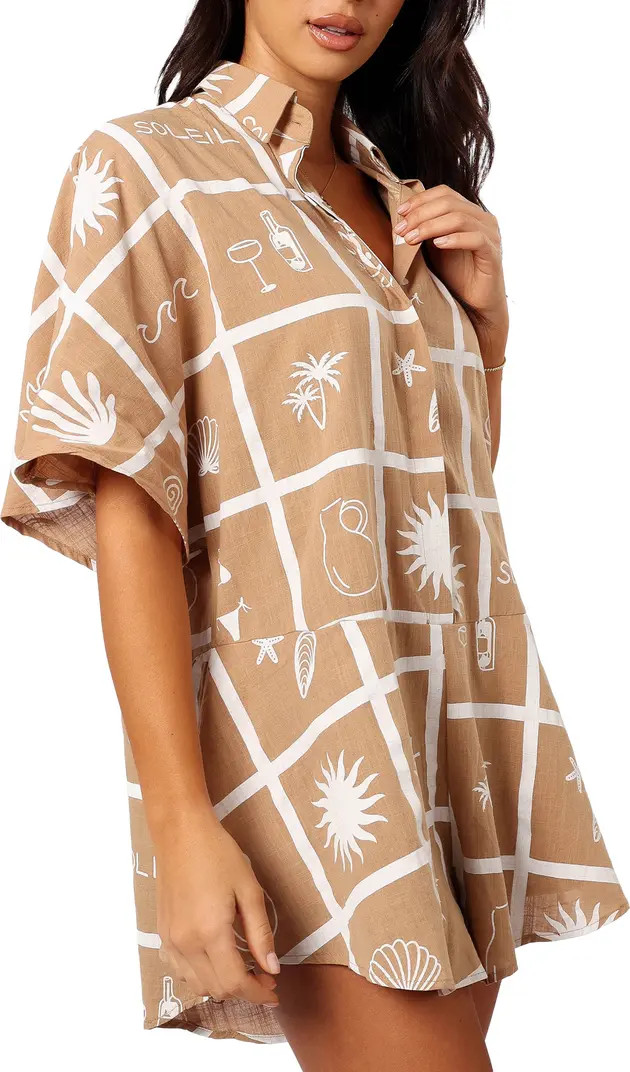 Petal & Pup Sebastian Cotton Romper | Nordstrom | Nordstrom