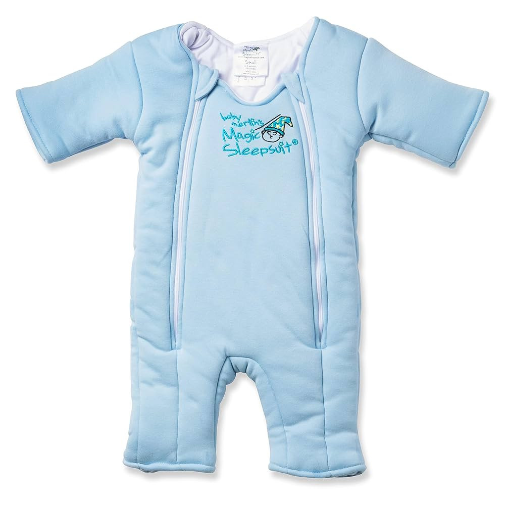 Magic Sleepsuit Baby Merlin's Cotton Baby Swaddle Transition Product - Soft and Cozy Design, Doub... | Amazon (US)