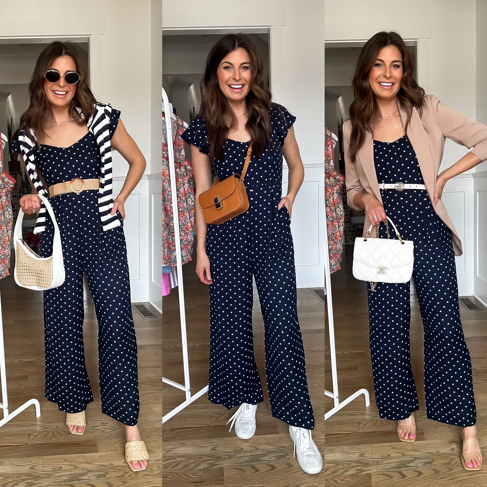 3 ways to style a jumpsuit 
Wearing a small 

#LTKSpringSale #LTKStyleTip #LTKSaleAlert